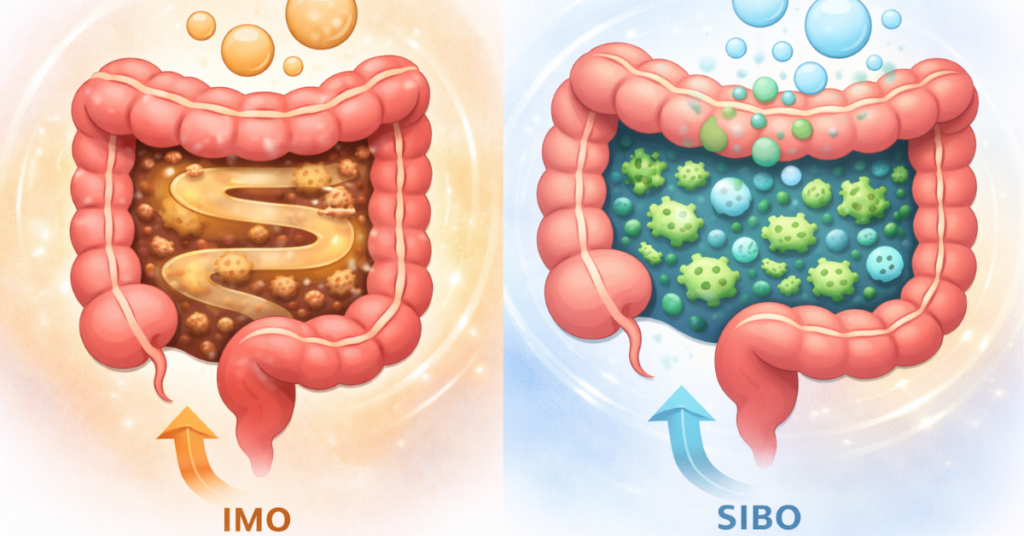 Disbiose, SIBO, IMO, teste respiratório